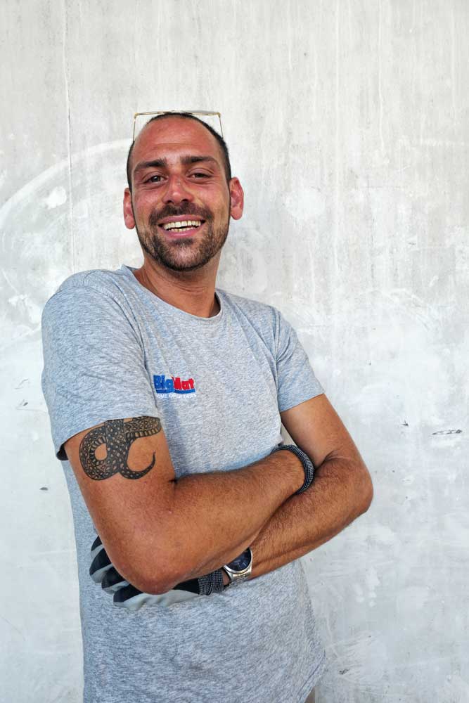 Lorenzo, magazziniere